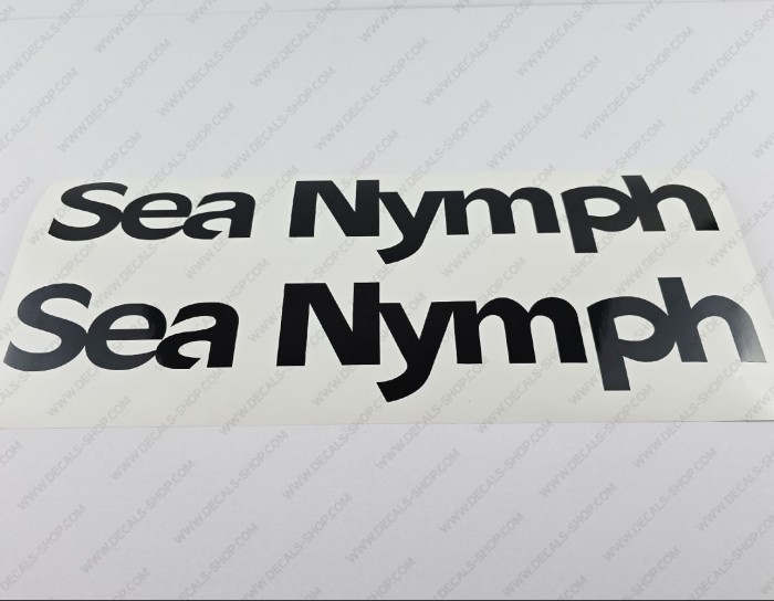 Sea Nymph Boat Logo V2 Decal Set of 2